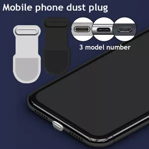 Telefon Staub Stecker Lade Port Schutz Staubdichte Abdeckung Universal ≌ - Photo 1/12