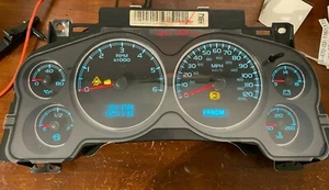 2010 CHEVEROLET SILVERADO 1500 USED DASHBOARD INSTRUMENT CLUSTER FOR SALE (MPH) - Picture 1 of 9