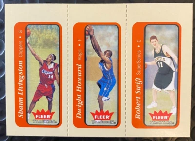 04-05 Fleer Tradition (Trio) Shaun Livingston/Dwight Howard/Robert Swift Rookie - Image 1 of 2