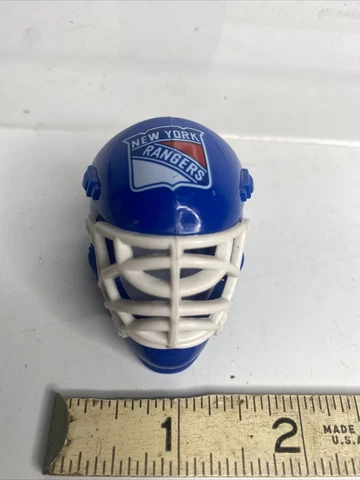 New York Rangers NHL MINI GUMBALL PLASTIC GOALIE HELMET/MASK Cover