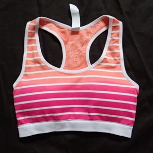 Jockey Ombre Orange/Pink Padded Sports Bra S - NWT - Picture 1 of 3