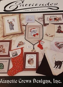 Jeanette Crews Designs~Cattitudes~ The Third Litter Cross Stitch Pattern #174 - Picture 1 of 1