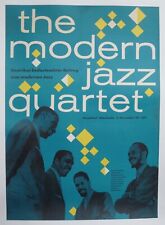 Vintage Original 1959 MODERN JAZZ QUARTET German 33x24 Concert Poster FREE SHIP