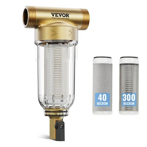 VEVOR Filtro per Acqua Riutilizzabile 40 + 300 Micron Filtro Sedimenti per Casa - Bild 1 von 12