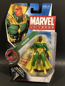 2009 MARVEL UNIVERSE SERIE 2 VISION 3 3/4 ZOLL FIGUR #006 SELTENE SOLIDE VARIANTE NEU - Bild 1 von 5