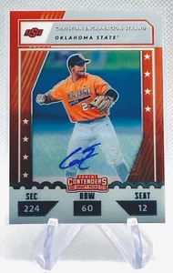 2021 Elite Extra Edition Christian Encarnacion-Strand College Tickets Auto 02/99 - Picture 1 of 3