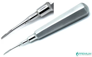 Aufzüge gebogene Spitze 2 mm Wurzel Dental Chirurgische Extraktion Premium Instrumente - Bild 1 von 3
