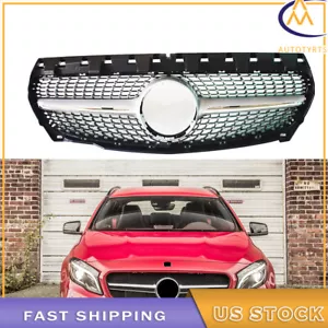 Rejilla delantera apta para Mercedes Benz CLA 180/200/250 2015/2016/2017/2018 1,6 L/2,0 L - Imagen 1 de 8