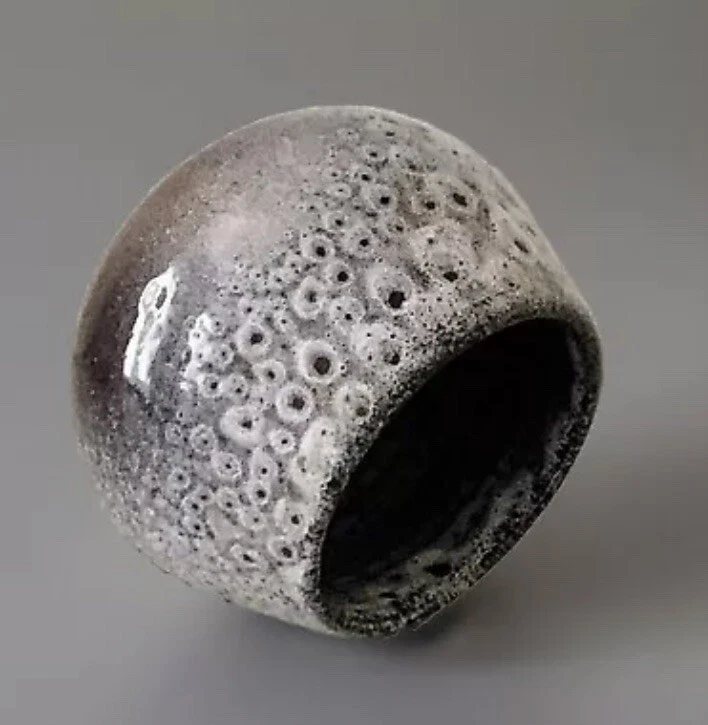 Vase vide poche vintage forme libre céramique Vallauris signé VY Midcentury 50's - Photo 1/4