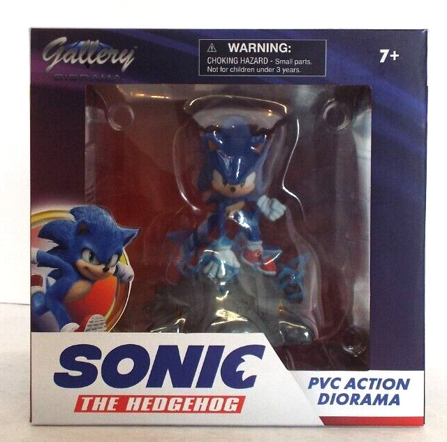 Boneco Sonic The Hedgehog - Gallery Diorama - Diamond Select Toys