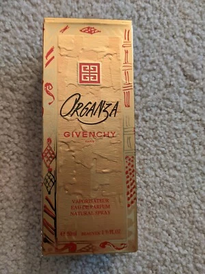 Perfume vintage Organza Givenchy Paris eau de parfum botella de 1,7 oz. Nuevo con caja. Foto 1 de 4