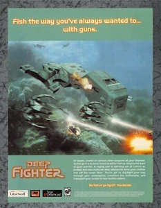 Deep Fighter Sega Dreamcast Vitnage 2000 Print Ad Original Art - Picture 1 of 1