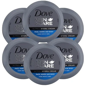 Dove Men+Care Ultra Hydra Cream, Face, Hands and Body Care, All Skin Types, 6 Pa - Picture 1 of 6
