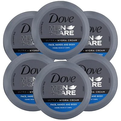 Crema Dove Men+Care Ultra Hydra, cuidado facial, de manos y corporal, todo tipo de piel, 6 Pa Foto 1 de 4