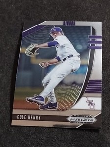 2020 Panini Prizm Draft Picks Cole Henry #PDP55