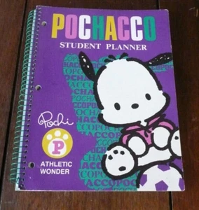 RARE Vtg Sanrio Pochacco Notebook School Student Schedule Planner 1995 90 pages - Picture 1 of 10