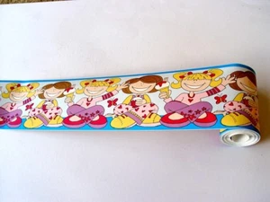 Selbstklebende Bordüre 10m x 10cm Kinder Mädchen Motiv 174464 - Bild 1 von 2