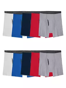 Men'S Eversoft Coolzone Fly Boxer Briefs, Super Value 10-Pack - Picture 1 of 12