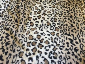 Material de tela de piel sintética micro súper lujoso - leopardo - Imagen 1 de 1