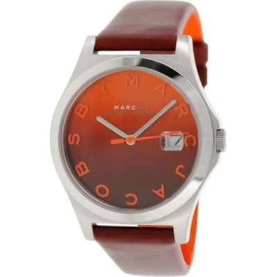 Marc by Marc Jacobs The Slim Cabernet Red Fade Dial Leather Ladies Watch MBM1319 - Image 1 of 2