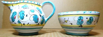 Pfaltzgraff ~ Jarra de crema y azucarero de cuarto francés de gres 3 piezas Set Foto 1 de 4