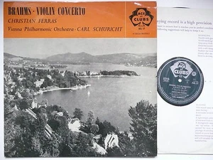 FERRAS PLAYS BRAHMS VIOLIN CONCERTO VPO SCHURICHT DECCA ACL 17 - Picture 1 of 3