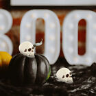4 Pcs Halloween Skulls Mini for Skeleton Models Fake Realistic Animal