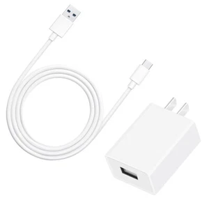 Fast Charging External AC Plug Charger USB Cable f Cricket ZTE Blade X Max Z983 - Picture 1 of 1