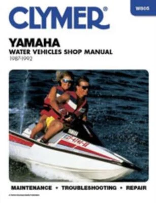 Manual Yamaha Jet Ski 1987-1992 WRB650 WRA650 WR650 WR500 SJ650 Clymer - Imagen 1 de 4