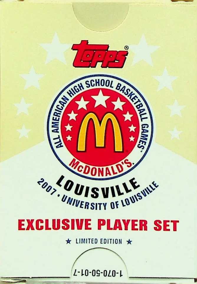 Topps McDonald's Ltd Ed - 2007 U of Louisville Player Set - NIB - Moore, Harden - Image 1 of 4