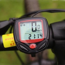 1x Radfahren Fahrrad Fahrradcomputer Kilometerzähler Wasserdicht NEU