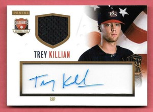 2014 Trey Killian Panini USA Baseball Rookie Auto Jersey 82/99