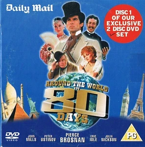 In 80 Tagen um die Welt - Disc 1 + 2 - Pierce Brosnan Full Film N/Paper 1989 - Bild 1 von 2