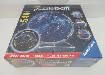 ¡¡NUEVO!! Ravensburger 540 Star Line Puzzleball 2008 brilla en la oscuridad celestial Foto 1 de 4