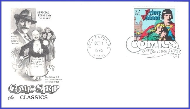 USA5 #3000s U/A ARTCRAFT FDC   Comic Strip Classics - Prince Valiant - Image 1 of 1