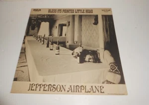 JEFFERSON AIRPLANE BLESS ITS POINTED LITTLE HEAD LIVE LP REISSUE VG+ W/ POSTER - Picture 1 of 4