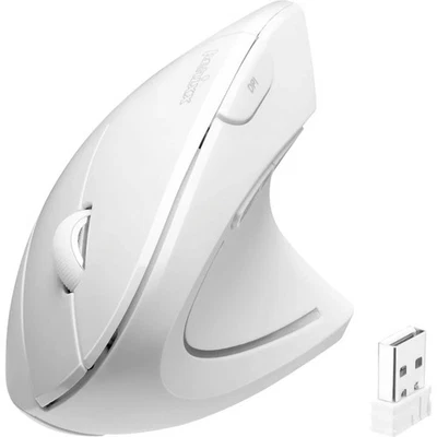 Perixx PERIMICE-713 N W Ergonomische Maus Funk Weiß 6 Tasten 1000 dpi, 1500 dpi, - Bild 1 von 4