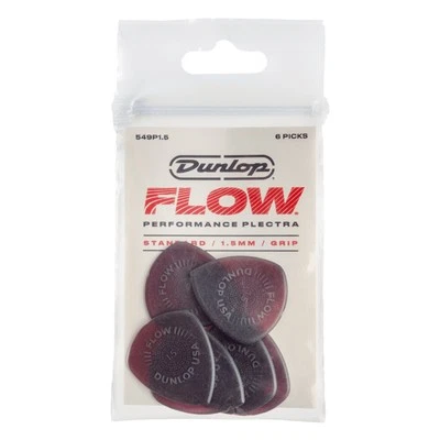 Dunlop 549 Flow Standard Grip Pick 1,5 mm - Plektren Set - Bild 1 von 4