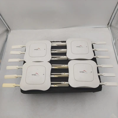LOT OF 4 Meru Networks AP832e Wireless AP with Antennas & Brackets Meru AP832e - Image 1 of 4