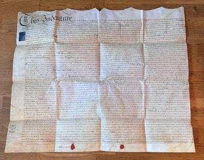 ANTIQUE INDENTURE 1793 MORTGAGE FARM DEEDS DOCUMENT SPINK TAYLOR WOLVERHAMPTON - Image 1 of 4