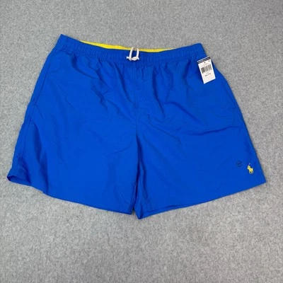 Traje de baño Polo Ralph Lauren para hombre XXL azul amarillo nuevo con etiquetas Foto 1 de 4