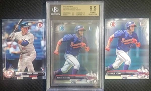 2017 Bowman Complete Set #1-100 Judge RC, BP + BCP #1-150 Gem Mint+ Acuna BGS! - Picture 1 of 2