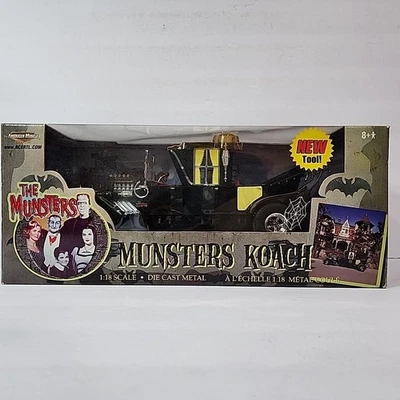 The Munsters 2002 MISB escala 1:18 Die Cast Metal Koach Ertl American Muscle Foto 1 de 4