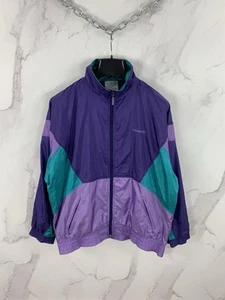 Chaqueta deportiva deportiva deportiva Adidas vintage de la vieja escuela talla L - Imagen 1 de 12