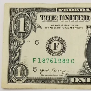 Dual Date 1876 1989 Dollar Serial Number US Series 2017 F C Federal Reserve Note - Picture 1 of 11