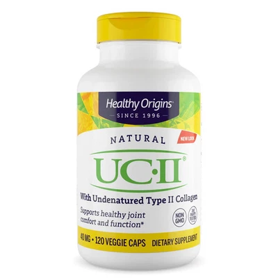 Healthy Origins UC-II 40mg (colágeno tipo II sin desnaturalizar) | 120 cápsulas vegetales Foto 1 de 2