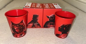 Coca-Cola Star Wars Collaboration Original Tumbler Limited Set of 2 Complete New - Foto 1 di 9