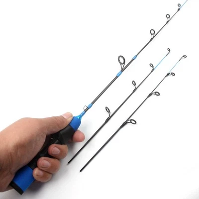 Ice Fishing Rod Carbon Fiber Fast Action Casting Spinning Travel Rod Carp 55cm - Image 1 of 4