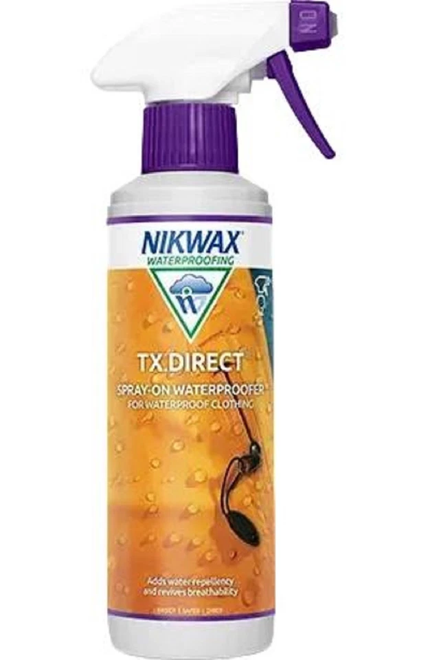 Nikwax TX.Direct Spray-On 300ml Abdichtung für nasse Wetterkleidung