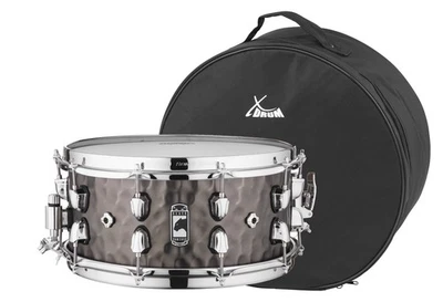 Mapex Black Panther Persuader Snare Drum Set 14"x6,5" gehämmertes Messing Tasche - Bild 1 von 4